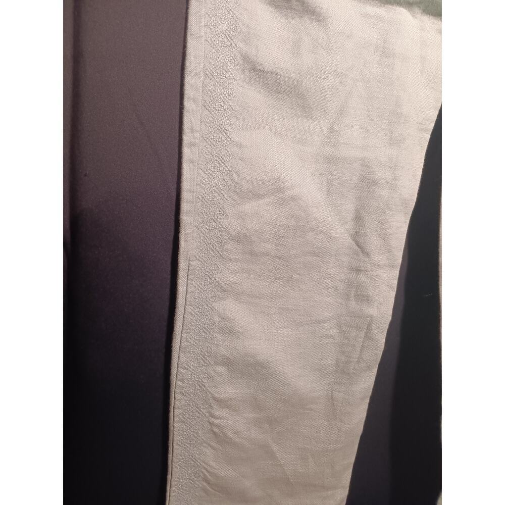 GAP Women’s 2 Regular Girlfriend Chino Pants Sage Green Linen Cotton Mid Rise - Picture 6 of 9